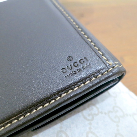 GUCCI Vintage Lovely Heart Continental Wallet GG Monogram Canvas Leather and Box - Picture 11 of 15